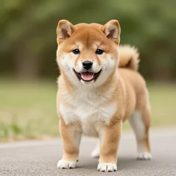 cute shiba inu puppy