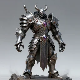 fantastical armored plate warrior steel fantasy wicked style powerful eldritch