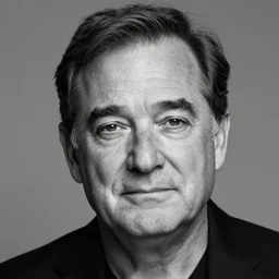 very sad robin williams, black and white portrait photografy