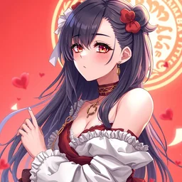 anime girl by davinci, pixiv