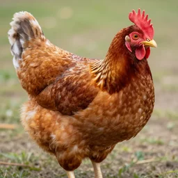high quality photograph of an american chicken