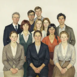 portrait of people by joao ruas, ruprecht von kaufmann, phil hale, jenny saville, benjamin bjorklund, karla ortiz, henri martin, leng jun, william bradford, yoshitaka amano, therese schwartz