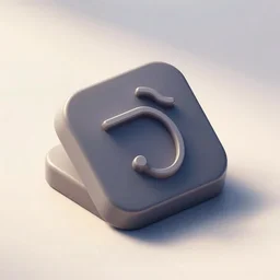 icon of midi keyboard, 3D render isometric perspective on light background