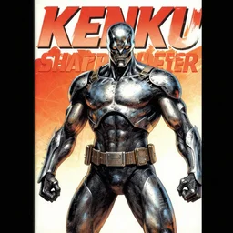 cover of a kenku sharpshooter. art by gerald brom ( 1 9 8 9 ). metal skin panic