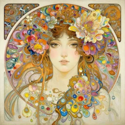 an intricate oil painting of a beautifull woman portrait surounded by hiper detailed inkdrop in water, flowers, fluid acrilic art, melting colorfull wax, coloful flower petals, colorfull, excelent composition, wide shot, by yoshitaka amano, by greg rutkowski, by alphonse mucha by jeremyg lipkinng, by rhads, by ross