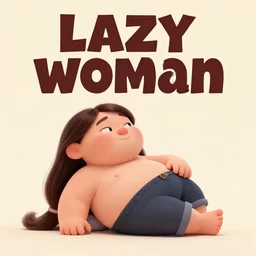poster for a comedy film animation called lazy woman, 8 k, hd, art by craig mullins