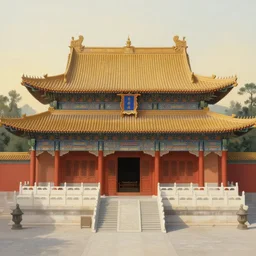 temple, daoism, painting by greg rutkowski, j. c. leyendecker, artgerm