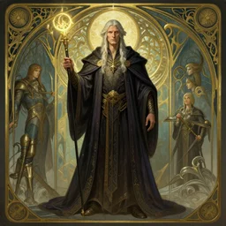 ian mckellen as oscar diggs, intricate, d & d, wizard, fantasy, art nouveau, digital painting, trending on artstation, sharp focus, wide shot, illustration, global illumination, ray tracing, art by artgerm and greg rutkowski and ruan jia