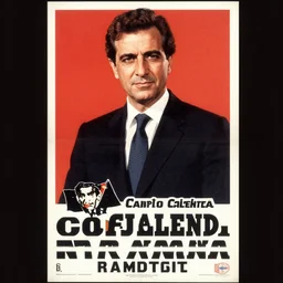Carlo Calenda Communist propaganda poster