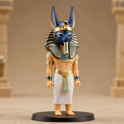 ancient egyptian deity osiris as a nendoroid