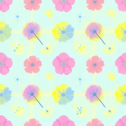 pattern, pink, yellow, blue