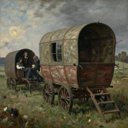 a victorian caravan of undead by anders zorn