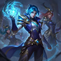 twisted fate league of legends wild rift hero champions arcane magic digital painting bioluminance alena aenami artworks in 4 k design by lois van baarle by sung choi by john kirby artgerm style pascal blanche and magali villeneuve mage fighter assassin