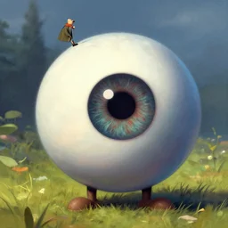 eyeballpunk ,Thomas Kinkade, award winning concept art
