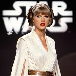 Taylor Swift as Princess Leia in Star Wars, by Ralph MacQuarrie
