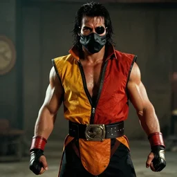 a still of jax briggs from mortal kombat in mortal kombat ( 1 9 9 5 ). 4 k.