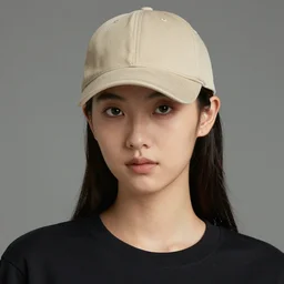 a fashion model wearing a cap, portrait shot