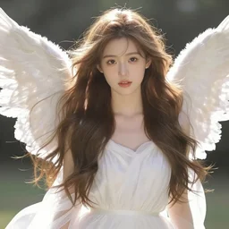 The woman in the photograph is incredibly beautiful, with perfect skin and a luminescent quality to her eyes. Her hair is flowing and radiant, cascading down her back in shining waves. She is wearing a dress that is flowy and ethereal, and the overall effect is one of angelic perfection. She seems like she is not of this world, and indeed, she seems like she could be a creature of legend or myth. She is mesmerizing and captivating, and it is impossible to look away from her.