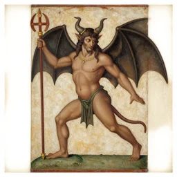 medieval art of satan