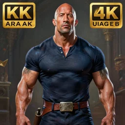 an oil painting of dwayne johnson dressed as all might from my hero academia by artgerm, 4 k anime, middle ages, hd, hdr, ue 5, ue 6, unreal engine 5, third dimensional, 3 d, disney quality cinematic 4 k wallpaper, 8 k, ultra detailed, gta 5 cover art, high resolution, artstation, award winning