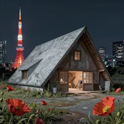 a beautiful very detailed illustration of urbex architecture ranch by alejandro aravena, sea poppy myst at winter evil tokyo nightvision, archdaily, wallpaper, highly detailed, trending on artstation.