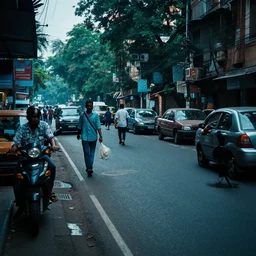 clean streets of mumbai, 2 0 7 0, cyberpunk, high fidelity, uncompressed png