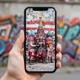 graffiti russia wariors z photo iphone