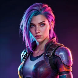 portrait of a beautiful alyx vance, volume lighting, concept art, by greg rutkowski!!, colorful, xray melting colors!!