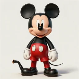 Mickey Mouse as a heroine in black&red leather, intricate, elegant, highly detailed, centered, digital painting, artstation, concept art, smooth, sharp focus, illustration, art by artgerm and donato giancola and Joseph Christian Leyendecker, Ross Tran, WLOP, crack pipe