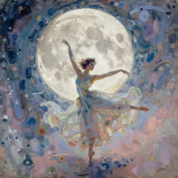 the moonlit dance of the fae by marcel caram and elena vizerskaya and ivan aivazovsky, impresion de giclee arte abstracto, fantasy space, 8 k, award winning, atmospheric, artstation, surreal, abstract, pastels, matte, volumetric lighting