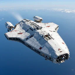 photograph of a protoss spaceship taken by nikon d 3 5 0 0