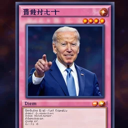 biden on yugioh card.
