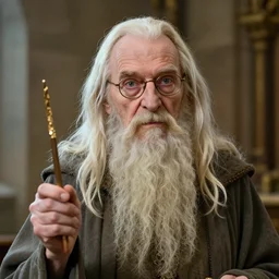 Medium close up a old wizard, award winning photo