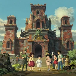 ancient temple ruins, studio ghibli, pixar and disney animation, sharp, rendered in unreal engine 5, highly detailed, digital painting, artstation, concept art, smooth, sharp focus, illustration, wide angle, artbook, wallpaper, splash art, promo art, dramatic lighting, art by artgerm and greg rutkowski and bo chen and jin xiaodi