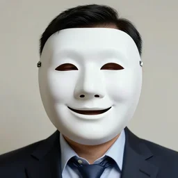 a cinematic portrait of the happy mask salesman, closed eyes art by lois van baarle and loish and rossdraws and sam yang and samdoesarts and artgerm and saruei and disney, digital art, highly detailed, intricate, sharp focus, trending on artstation hq, deviantart, unreal engine 5, 4 k uhd image