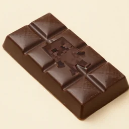 dark chocolate relief of minecraft