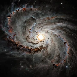 JWST view of astronomical nebula