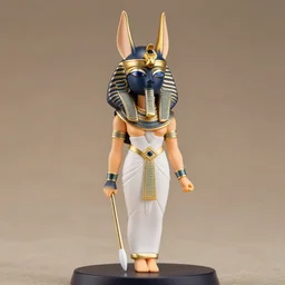 ancient egyptian deity isis as a nendoroid