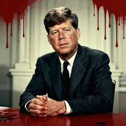 John F. Kennedy creepypasta, blood