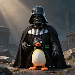 darth vader meets pingu
