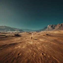 landscape in the style of no man's sky