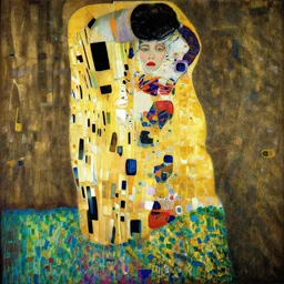 young woody allen by gustav klimt