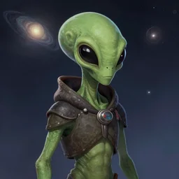 Alien from a very far away place in the galaxy, Greg Rutkowski, ArtStation, CGSociety, Unreal Engine