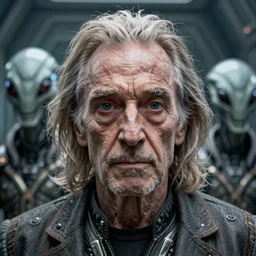 3 0 7 0 rick sanchez portrait in the alien dimension : : photorealistic sci - fi detailed intricate face details ultradetailed ultra - realistic by hieronymus bosch and james jean