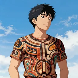 polynesian art, sky bright and open sky. hyperrealistic anime background illustration by kim jung gi, colorful, extremely detailed intricate linework, smooth, super sharp focus, bright colors, high contrast, matte, octopath traveler, unreal engine 5 highly rendered, global illumination, radiant light, polynesian landscape