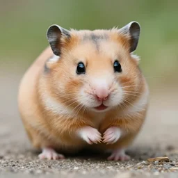 hamtaro as real hamster, 8 k photography
