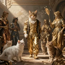 cats and kittens neoclassicist rave party