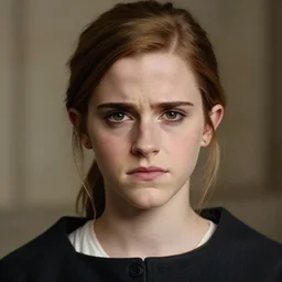 close portrait of traditional catholic emma watson frowning, photograph by steve mccurry, macro lens, volumetric shadows, 8 k, 4 0 mm, iso 1 0 0 wide view, super lens