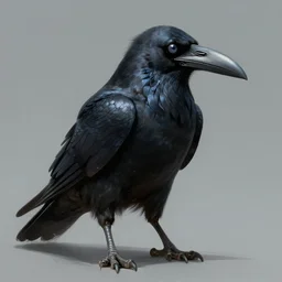 portrait of raven themed character. concept art contest winner by bungie ( 2 0 0 7 ).