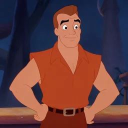 phil collins in the style of disney animation